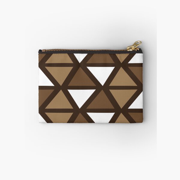 Item preview, Geometric Bogolan Pattern – Earth-Colored Triangles designed and sold by Wolagno.