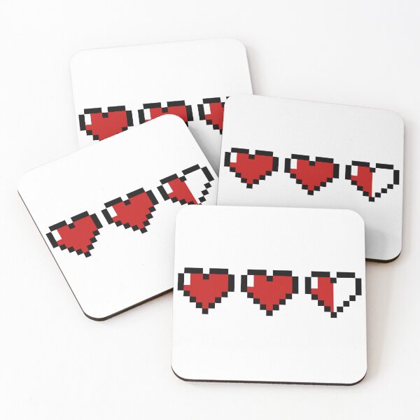 Item preview, Gaming hearts designed and sold by DuliDoodles.