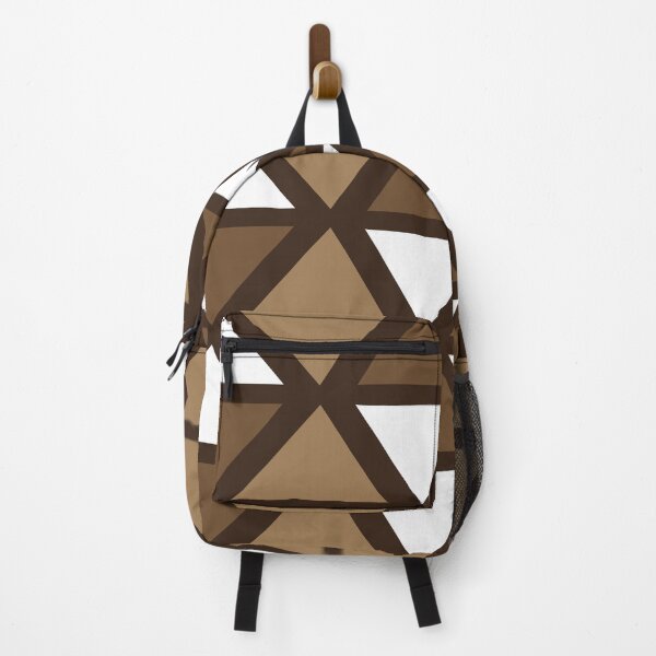 Item preview, Geometric Bogolan Pattern – Earth-Colored Triangles designed and sold by Wolagno.