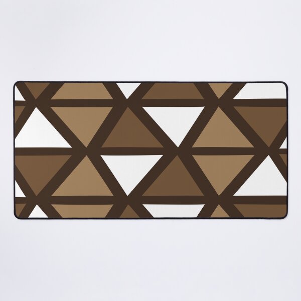 Item preview, Geometric Bogolan Pattern – Earth-Colored Triangles designed and sold by Wolagno.