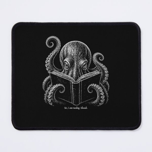 Item preview, Octopus Reading Humor Design designed and sold by nryum.