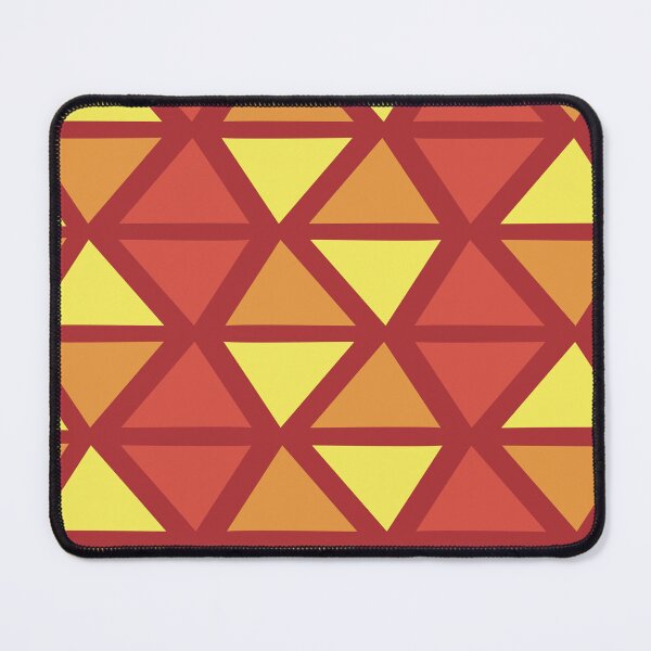 Item preview, Geometric Bogolan Pattern – Red Triangles designed and sold by Wolagno.