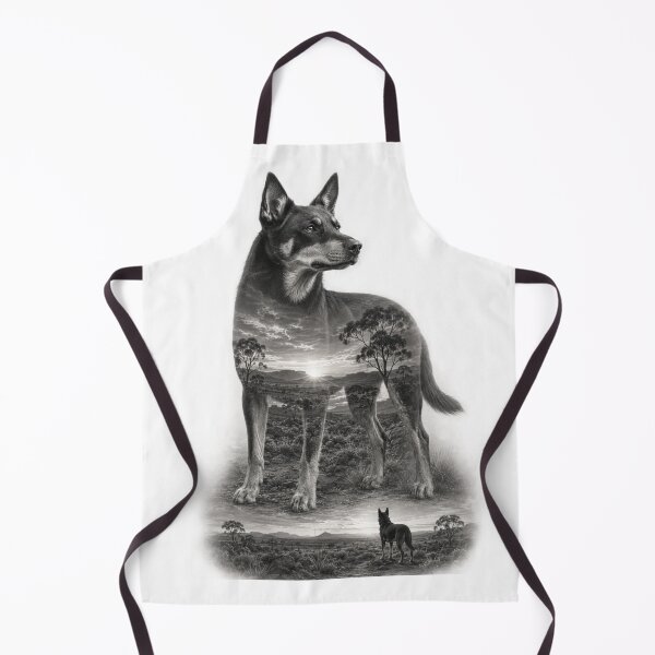 Item preview, Working Dog at Sunset designed and sold by Einkstudio.