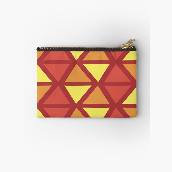 Item preview, Geometric Bogolan Pattern – Red Triangles designed and sold by Wolagno.
