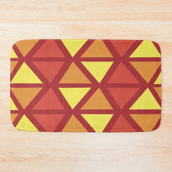 Item preview, Geometric Bogolan Pattern – Red Triangles designed and sold by Wolagno.