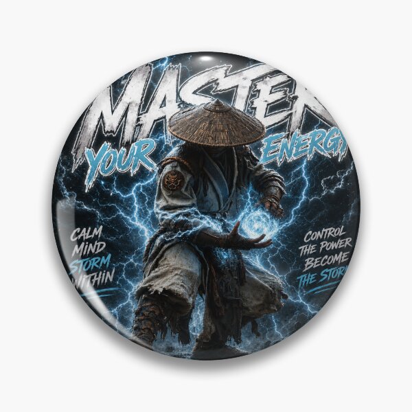 Item preview, Master Your Energy – Lightning Warrior | Be Unstoppable Fantasy Art designed and sold by Elite-Store66.