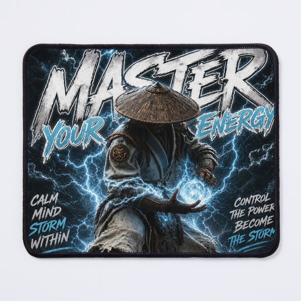 Item preview, Master Your Energy – Lightning Warrior | Be Unstoppable Fantasy Art designed and sold by Elite-Store66.