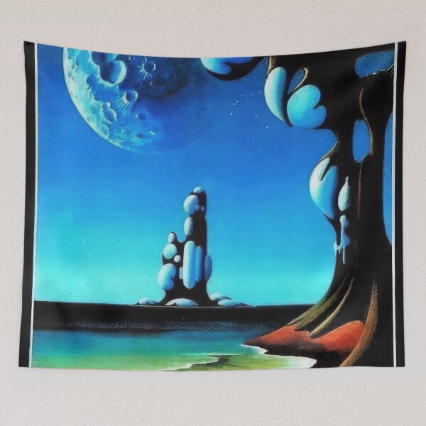 Item preview,   New Upload  - Roger Dean - Best Artist - Roger Dean Inspired Fantasy Landscape – Surreal Progressive Rock Art designed and sold by MirandaZArt.