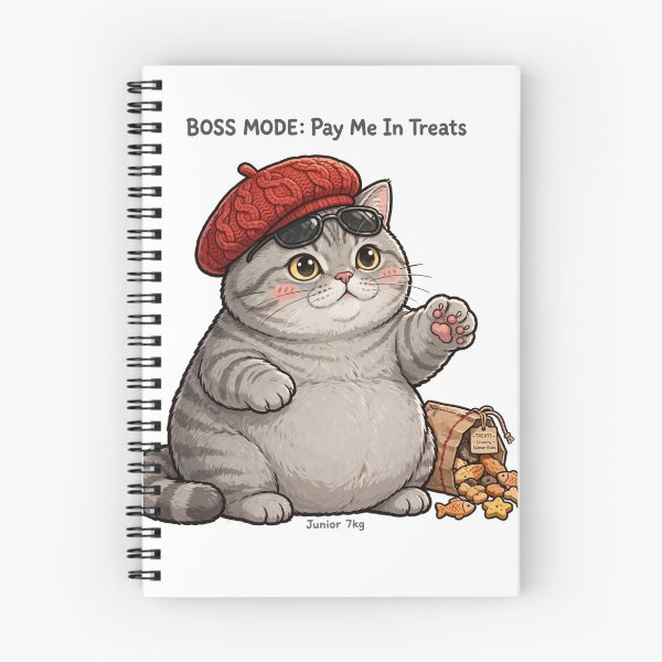 Item preview, BOSS MODE: Pay Me In Treats - Junior 7kg Cat designed and sold by MAISON SYLVIE.