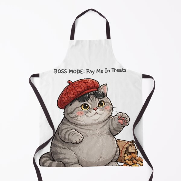 Item preview, BOSS MODE: Pay Me In Treats - Junior 7kg Cat designed and sold by MAISON SYLVIE.