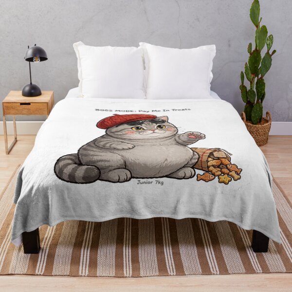 Item preview, BOSS MODE: Pay Me In Treats - Junior 7kg Cat designed and sold by MAISON SYLVIE.