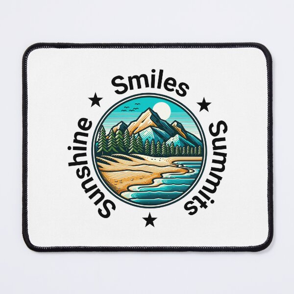 Item preview, Sunshine, Summits, Smiles designed and sold by PrintSparkDesigns.