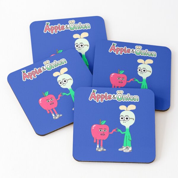 Item preview, Apple and Onion Best Friends Cartoon Art designed and sold by luhan1204shop.