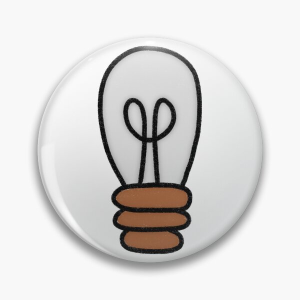 Item preview, Cute Minimalist Lightbulb Doodle Hand Drawn Idea Illustration designed and sold by somimalikkk.