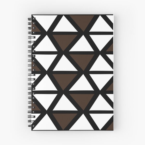 Item preview, Geometric Bogolan Pattern – Earth-Colored Triangles designed and sold by Wolagno.