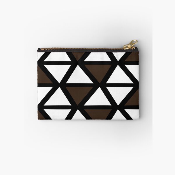 Item preview, Geometric Bogolan Pattern – Earth-Colored Triangles designed and sold by Wolagno.