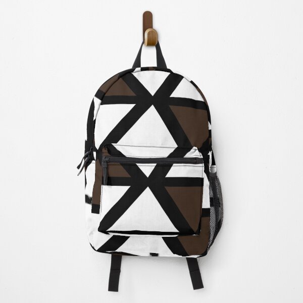 Item preview, Geometric Bogolan Pattern – Earth-Colored Triangles designed and sold by Wolagno.