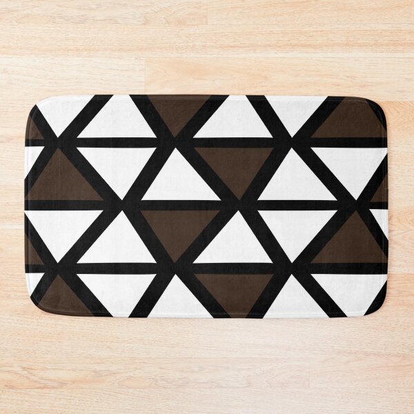 Item preview, Geometric Bogolan Pattern – Earth-Colored Triangles designed and sold by Wolagno.