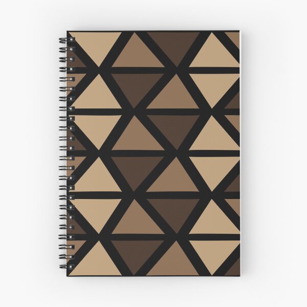 Item preview, Geometric Bogolan Pattern – Earth-Colored Triangles designed and sold by Wolagno.