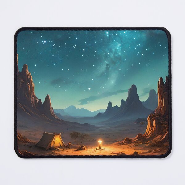 Item preview, Starry Desert Night - Bivouac under the Milky Way designed and sold by NeyhineAngelionShop.