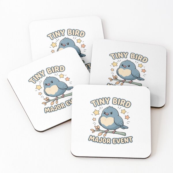 Item preview, Tiny Bird Major Event Cute Birding Humor designed and sold by GoofyShopp.