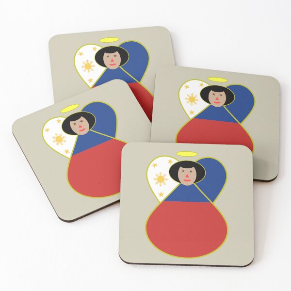 Item preview, Philippines Flag Filipina Angel Cute Country Pride Design designed and sold by AuntieShoe.