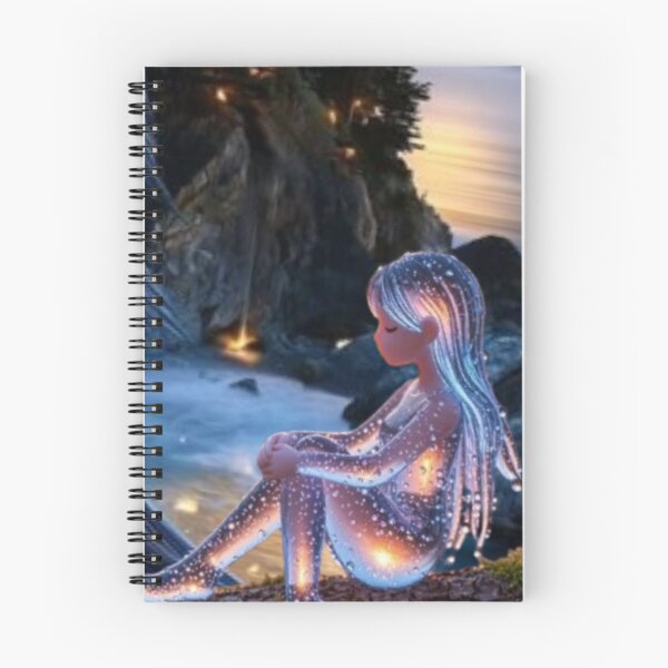 Item preview, Glowing Galaxy Water Spirit Girl Aesthetic Art designed and sold by stickerabhay.