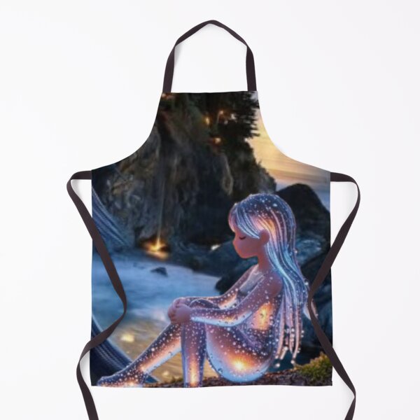 Item preview, Glowing Galaxy Water Spirit Girl Aesthetic Art designed and sold by stickerabhay.