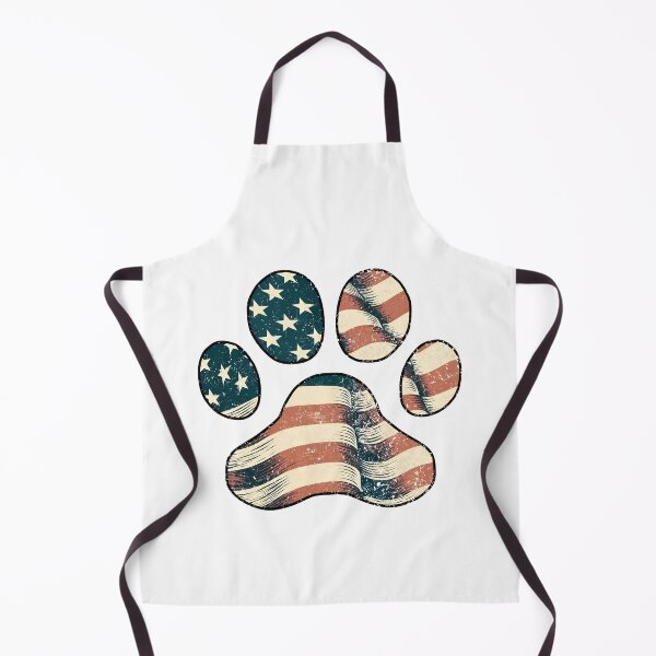 Item preview, American Flag Paw Print Vintage Graphic designed and sold by Dmo3HarkoArt.
