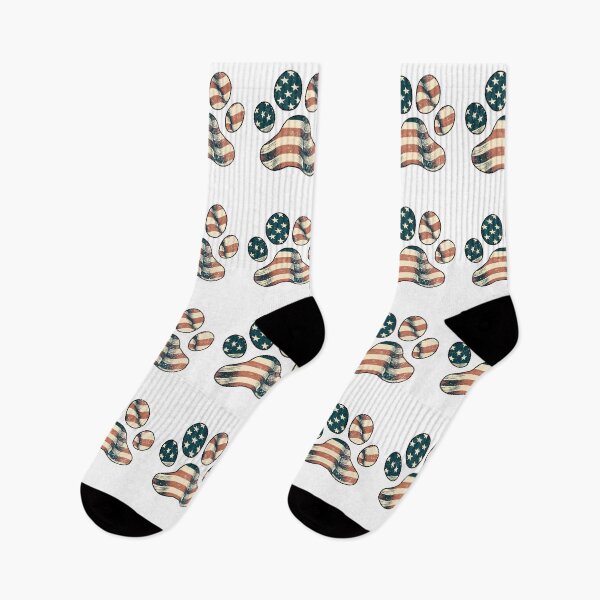 Item preview, American Flag Paw Print Vintage Graphic designed and sold by Dmo3HarkoArt.