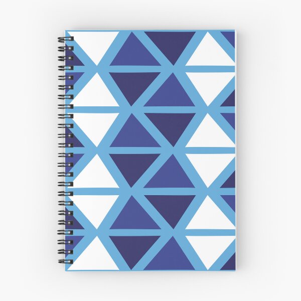 Item preview, Geometric Bogolan Pattern – Blue Triangles designed and sold by Wolagno.