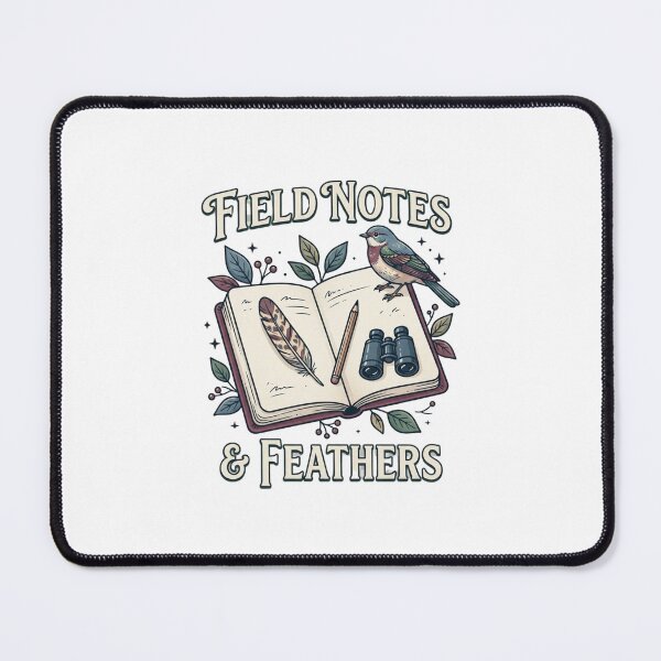 Item preview, Field Notes and Feathers Birding Journal designed and sold by GoofyShopp.