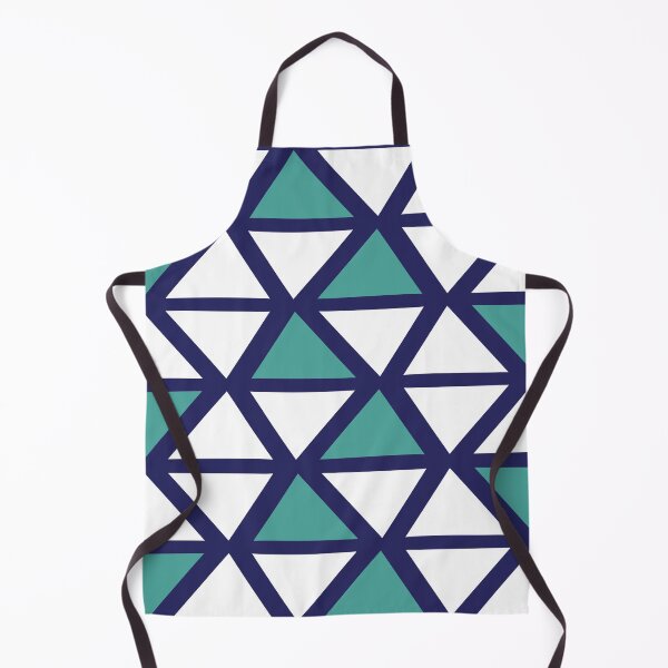 Item preview, Geometric Bogolan Pattern – Blue Triangles designed and sold by Wolagno.