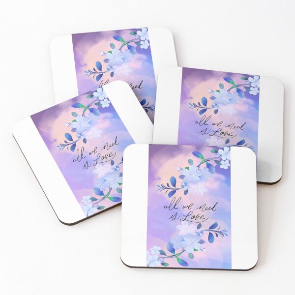 Item preview, All we need is love on Blue flowers designed and sold by calipso82.
