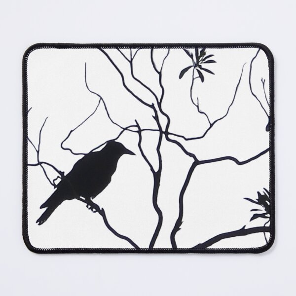 Item preview, Crow Silhouette in Wild Branches | Nature Photography Art designed and sold by Feral Vibes.