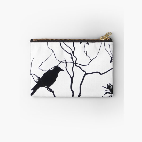 Item preview, Crow Silhouette in Wild Branches | Nature Photography Art designed and sold by Feral Vibes.