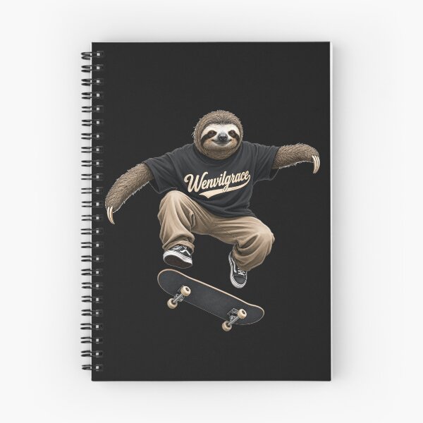 Item preview, Copy of Skateboarding Sloth Gift 2 designed and sold by Wenvilgrace.