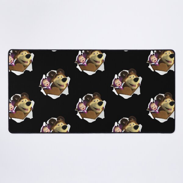 Item preview, Masha and the Bear Bursting Wall 3D Art designed and sold by luhan1204shop.