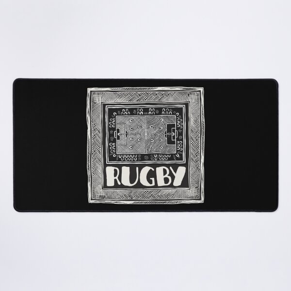 Item preview, Sacred Pitch: Indigenous Australian Rugby & Dreamtime Field Print designed and sold by FreiherrPK.