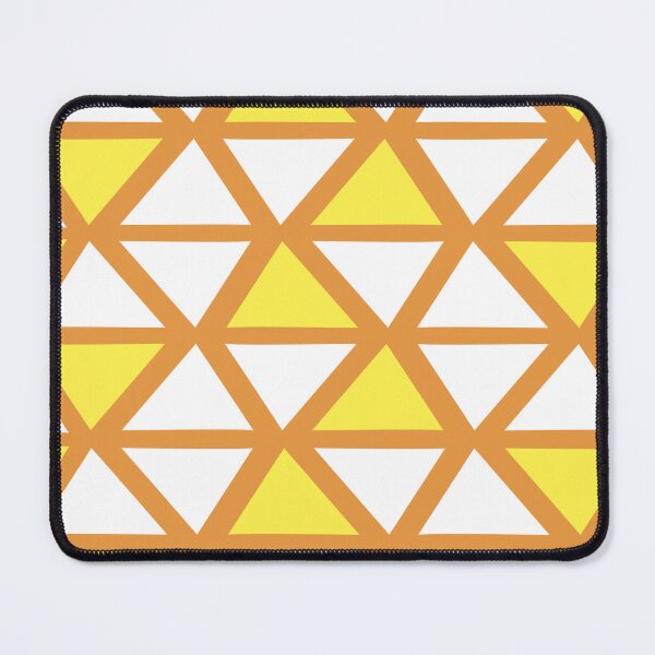 Item preview, Geometric Bogolan Pattern – Yellow Triangles designed and sold by Wolagno.