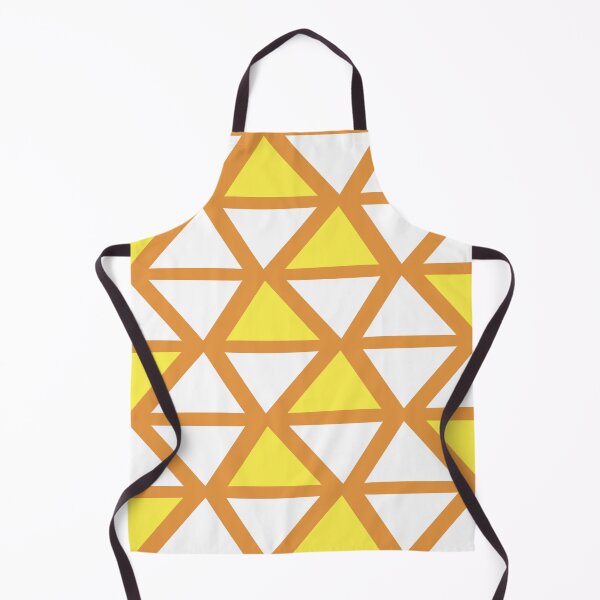 Item preview, Geometric Bogolan Pattern – Yellow Triangles designed and sold by Wolagno.
