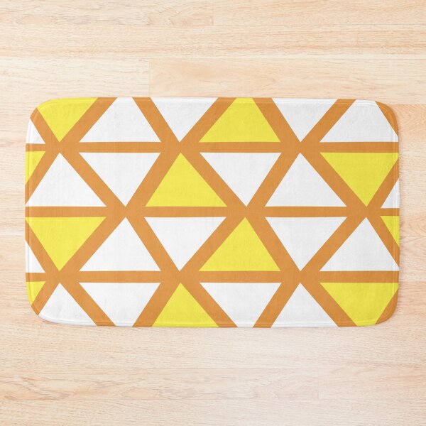 Item preview, Geometric Bogolan Pattern – Yellow Triangles designed and sold by Wolagno.