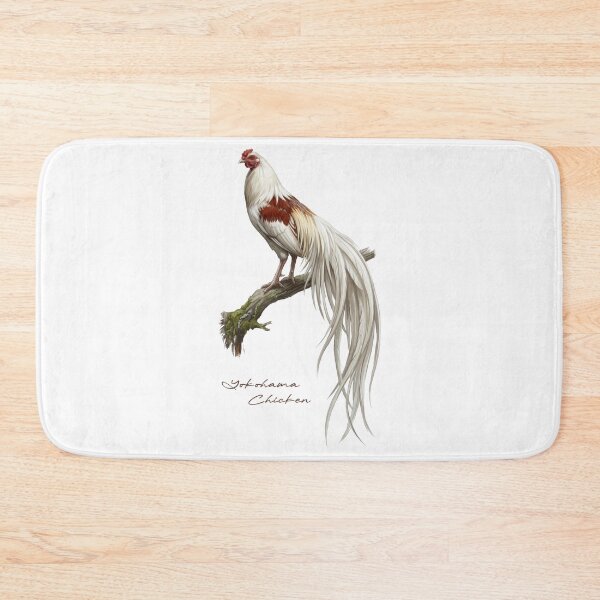 Item preview, Yokohama Chicken on Rustic Branch Bird Illustration designed and sold by Takeda-art.