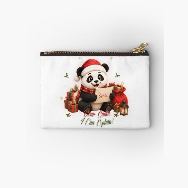 Item preview, Funny Christmas Panda Dear Santa I Can Explain designed and sold by EnginerdStudio.