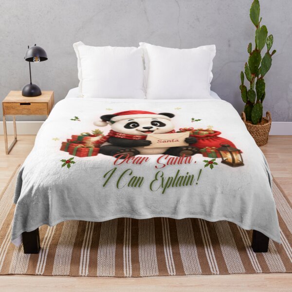 Item preview, Funny Christmas Panda Dear Santa I Can Explain designed and sold by EnginerdStudio.