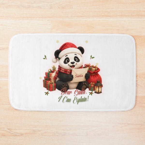 Item preview, Funny Christmas Panda Dear Santa I Can Explain designed and sold by EnginerdStudio.