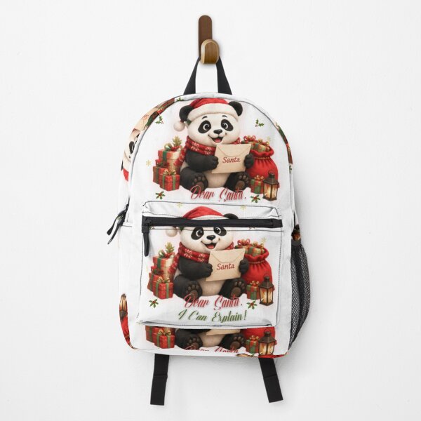 Item preview, Funny Christmas Panda Dear Santa I Can Explain designed and sold by EnginerdStudio.