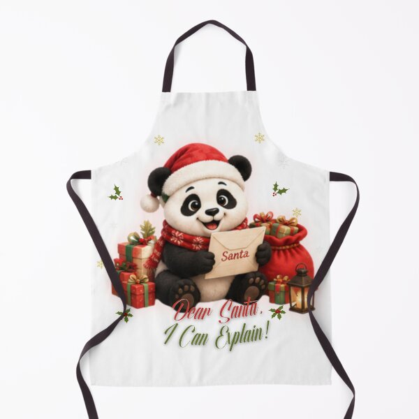 Item preview, Funny Christmas Panda Dear Santa I Can Explain designed and sold by EnginerdStudio.