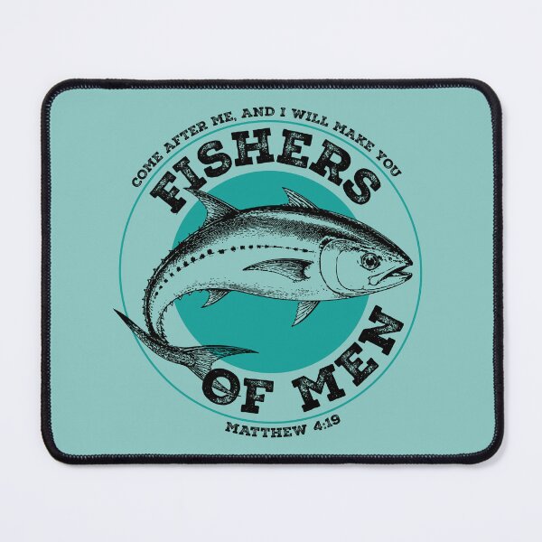 Item preview, Fishers of Men – Matthew 4:19 Vintage Bible Verse designed and sold by Whim & Verse Studio.
