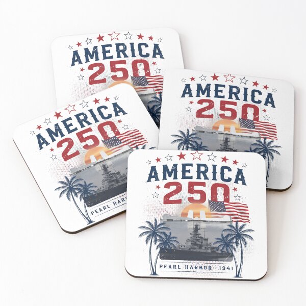 Item preview, America 250 Honolulu Hawaii Pearl Harbor Semiquincentennial 1776 - 2026 Vintage Flag v7 designed and sold by DarylWelsh2024.